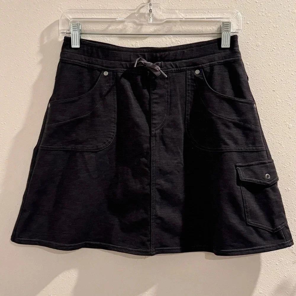 Kuhl Mova Skort Women XS Charcoal Gray Cargo Pocket Stretch Hiking Athletic - Picture 1 of 9